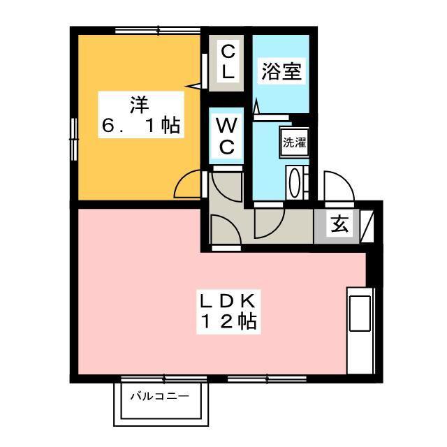 MAEDA HOUSE(1LDK/2階)の間取り写真
