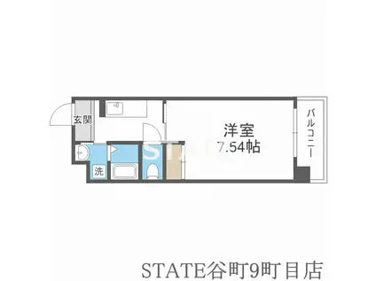 ARCENCIEL SQUARE FUKAEBASHI(1K/8階)の間取り写真