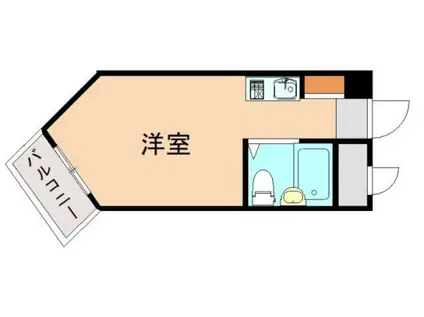 香椎エクセル13(ワンルーム/8階)の間取り写真