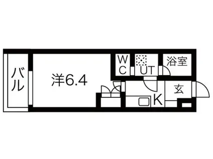 SWISS京橋(1K/7階)の間取り写真