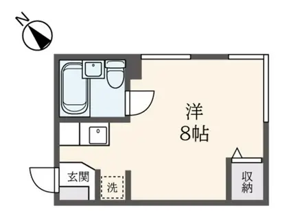 アーバンコート雪谷(ワンルーム/1階)の間取り写真