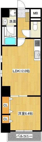 ST PLAZA MIZUHO(1LDK/5階)の間取り写真