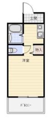 ライゼックス春日丘(ワンルーム/4階)の間取り写真