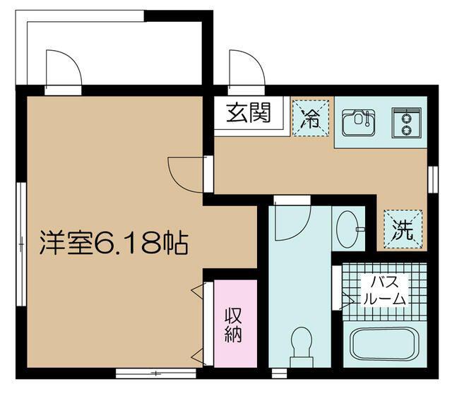 NSーGATE 青井 FIRST STAGE(1K/3階)の間取り写真