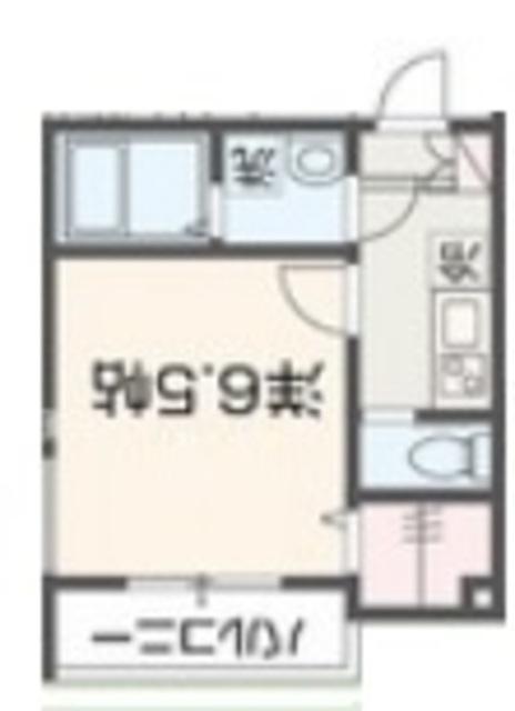 MELDIA南行徳(1K/2階)の間取り写真