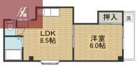 ハイツことぶき2番館(1LDK/2階)の間取り写真