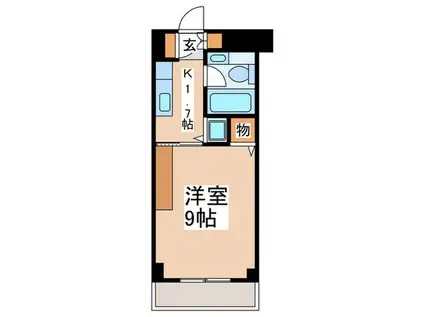 プリメーラ湘南(1K/2階)の間取り写真