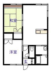 プラスA(2LDK/2階)の間取り写真