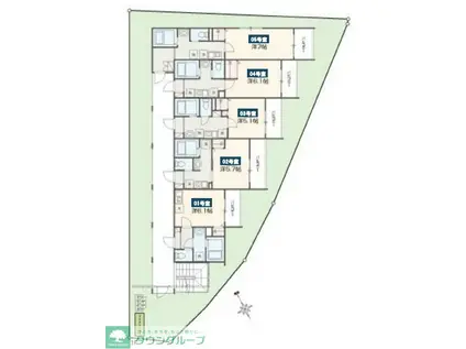 MELDIAかしわ台駅前(ワンルーム/1階)の間取り写真