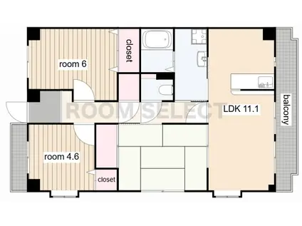 ブリックコート52(3LDK/2階)の間取り写真