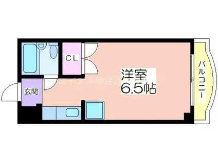 メゾンリベリカ(ワンルーム/2階)の間取り写真