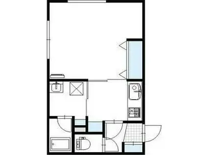 GARE N20(1K/3階)の間取り写真