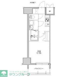 S-RESIDENCE名駅北ALESIA(1K/10階)の間取り写真