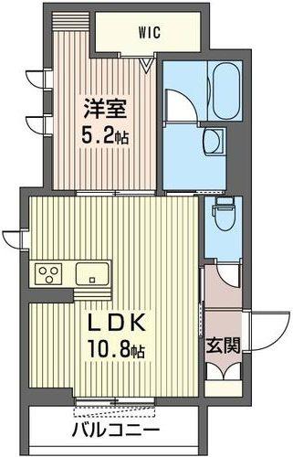 N´S GARDEN(1LDK/2階)の間取り写真