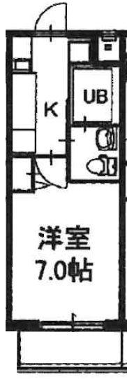 Mプラザ小阪駅前(1K/9階)の間取り写真