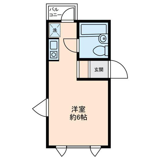目白ヒルズレジデンス(ワンルーム/2階)の間取り写真