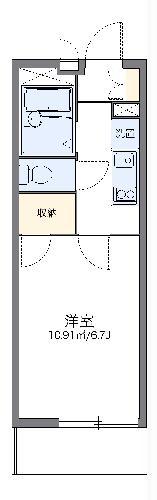 レオパレスサンライズ(1K/3階)の間取り写真