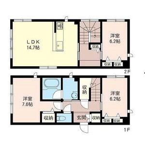 シャーメゾン杜(3LDK/1階)の間取り写真