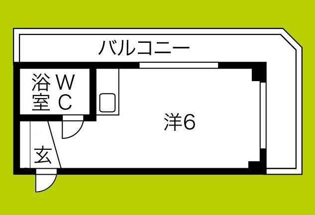 ノ-ブル中宮(ワンルーム/4階)の間取り写真