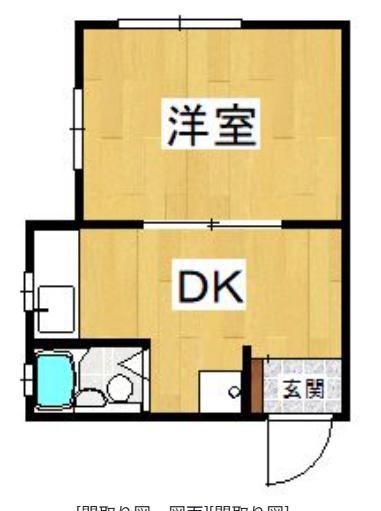 春日コーポ(1DK/1階)の間取り写真