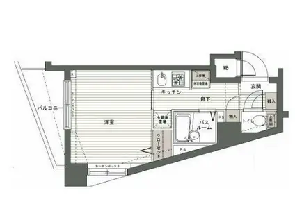 フェニックス新高円寺伍番館(1K/5階)の間取り写真