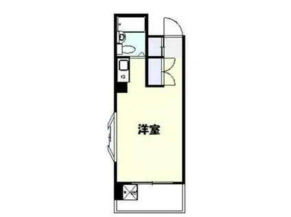 トランキル峰(ワンルーム/3階)の間取り写真