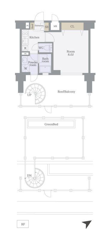 ARTESSIMO SCELTO(1K/11階)の間取り写真