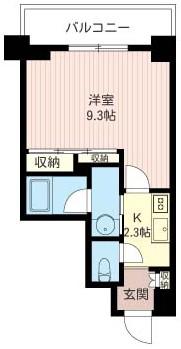 LA MAISON TAILLEVENT(1K/4階)の間取り写真