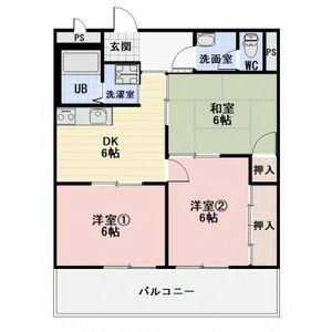 SURPLUS ルージュ(3DK/1階)の間取り写真
