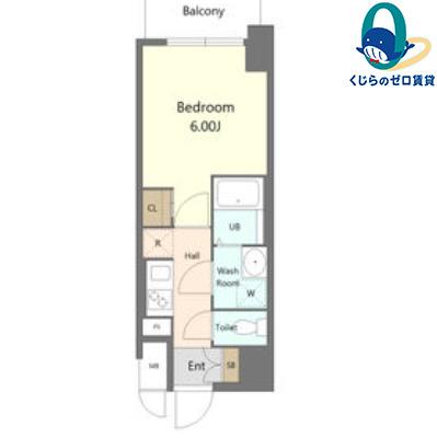 S-RESIDENCE植田ASOLEA 内覧会8月21日(1K/11階)の間取り写真