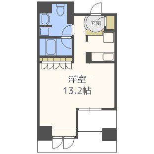 プライムアーバン堺筋本町(ワンルーム/3階)の間取り写真