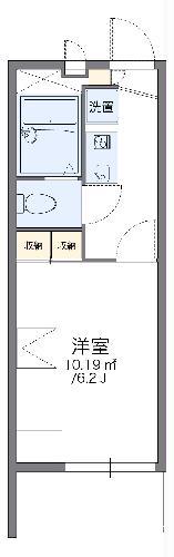レオパレス横浜北(1K/3階)の間取り写真