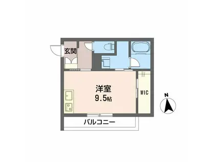 シャーメゾン アーブル(ワンルーム/3階)の間取り写真