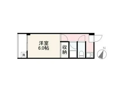 プレアール高松西町(1K/1階)の間取り写真