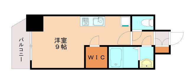 アプリーレ元町ウエスト(ワンルーム/6階)の間取り写真
