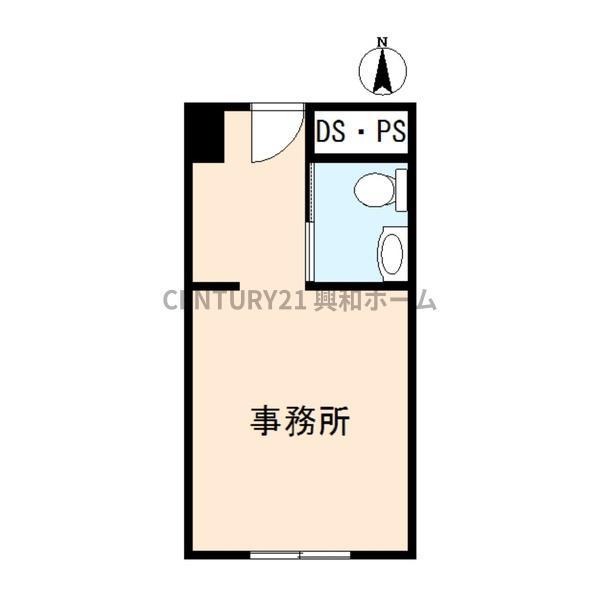 東カン名古屋キャステール(ワンルーム/4階)の間取り写真