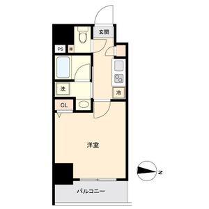 CAVANA新栄(1K/10階)の間取り写真