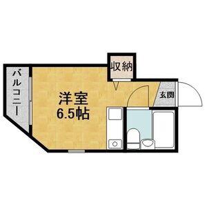 アメニティ寿(ワンルーム/2階)の間取り写真