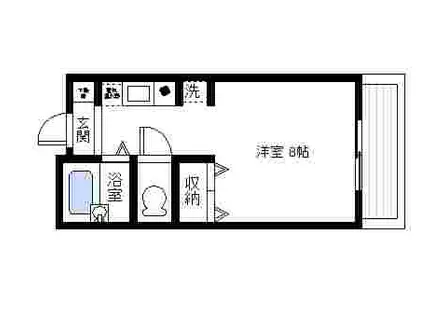 マ・メゾン21(1K/4階)の間取り写真