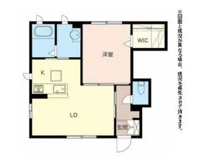 アンダンティーノ(1LDK/1階)の間取り写真