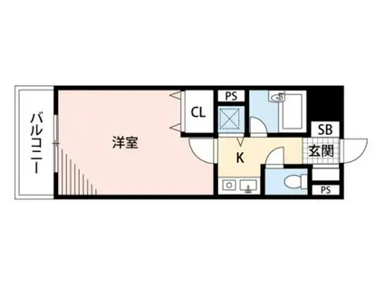 アルゴハイツ井尻(1K/5階)の間取り写真