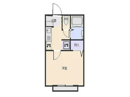 アネックス・マーサ(1K/1階)の間取り写真