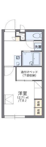 レオパレスSETOLAND高橋(1K/1階)の間取り写真