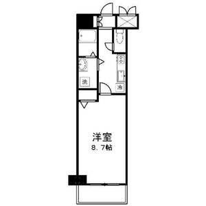 HF丸の内レジデンス(1K/2階)の間取り写真