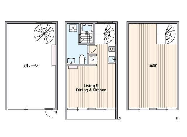 G-HANGARII(1LDK/1階)の間取り写真