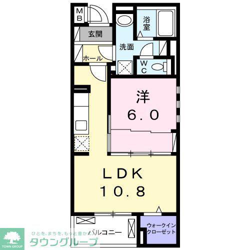 APRICOT(1LDK/3階)の間取り写真