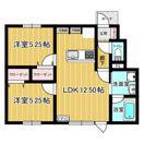 愛のかけひき(2LDK/1階)の間取り写真