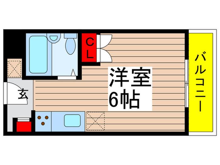 CLUB ORIENT NO.141 YACHIYODAI(ワンルーム/2階)の間取り写真