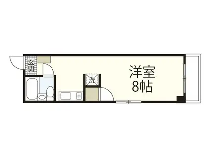 YYビル十日市(ワンルーム/3階)の間取り写真