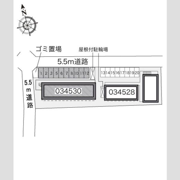 レオパレス赤坂西棟(1K/3階)の間取り写真